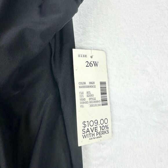 Catherine's One Piece Swimsuit Size 26W New Black - Picture 4 of 5